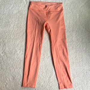 Outdoor Voices TechSweat Leggings Coral Orange in Size Small
